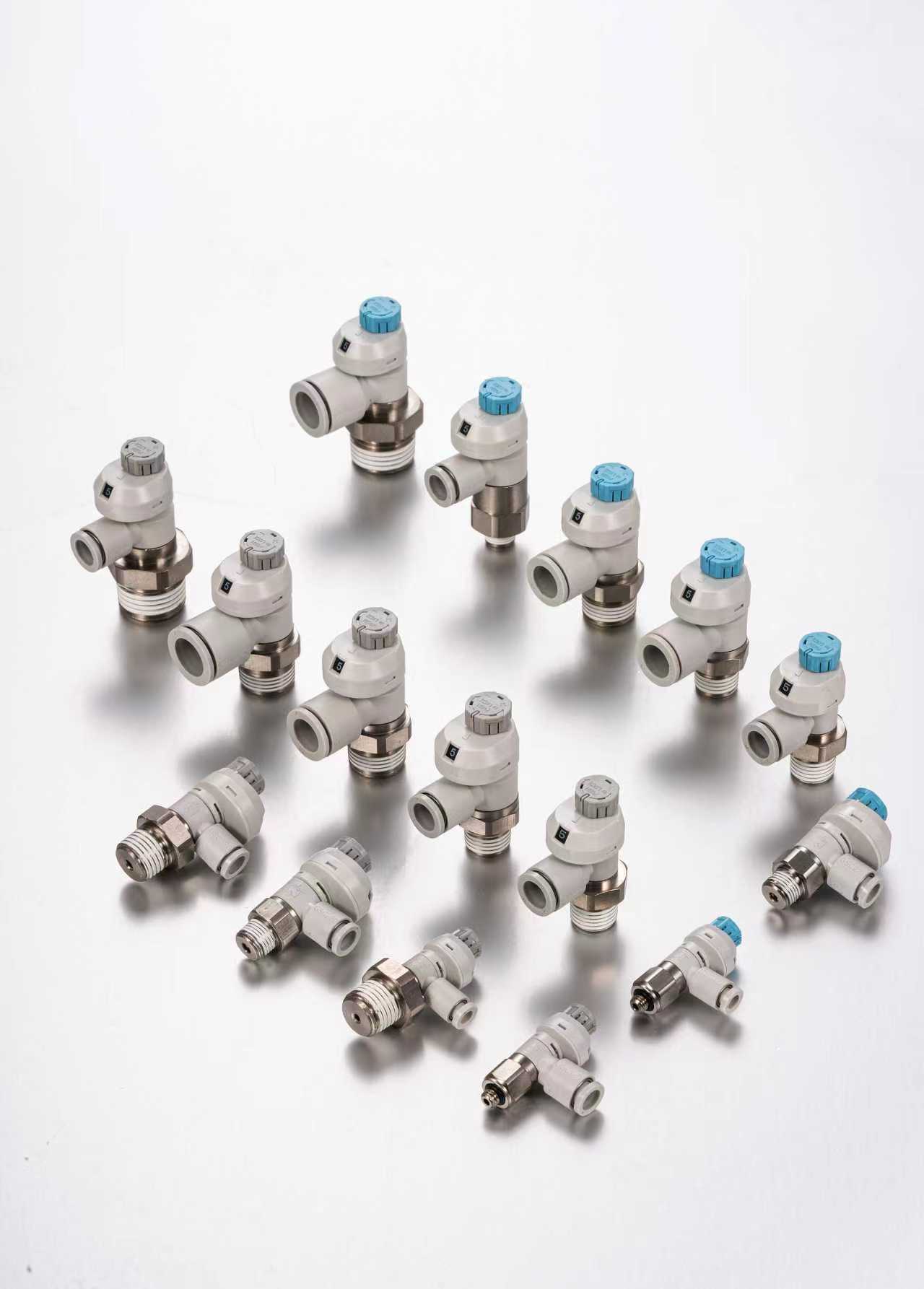 Custom GSC Series Graduated Speed Controller Valve | Precision Flow Control Fitting