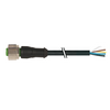 Murr 7000-12241-6351000 M12 Female 0° A-Cod. with Cable