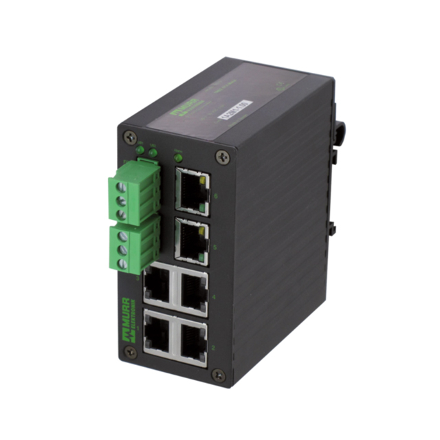 MURR 58172 TREE 6TX METALL - UNMANAGED SWITCH - 6 PORTS