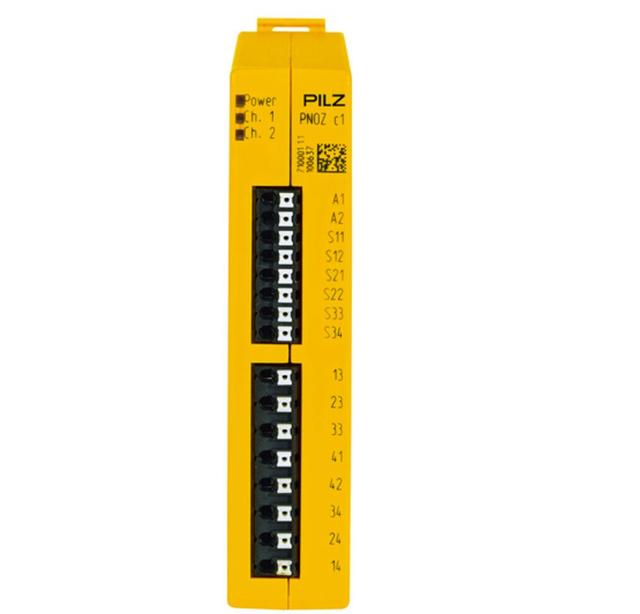  PNOZcompact - safety relays Monitoring of E-STOP, safety gates, light barriers PNOZ c1 24VDC 3n/o 1n/c 710001