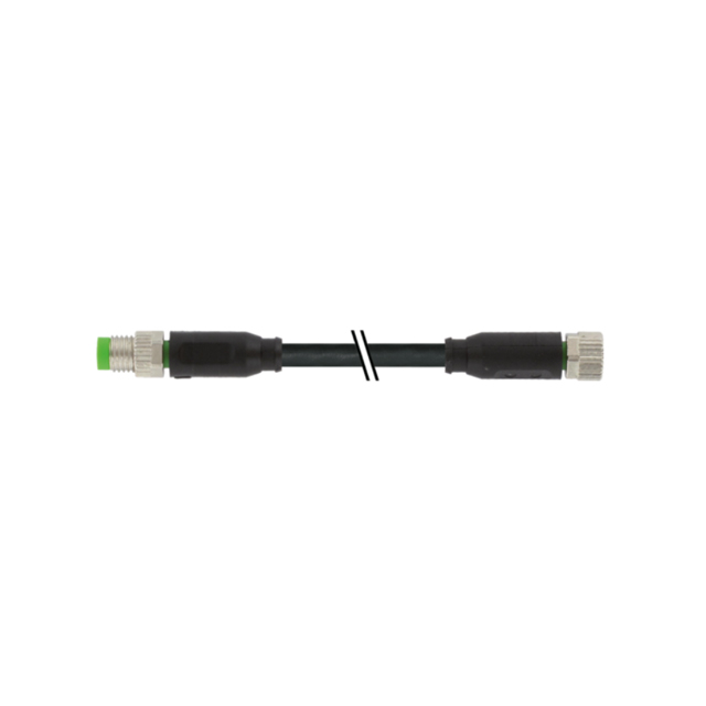 MURR 7000-89401-6340400 Connection Cable M8 Male 0° / M8 Female 0° A-cod. 