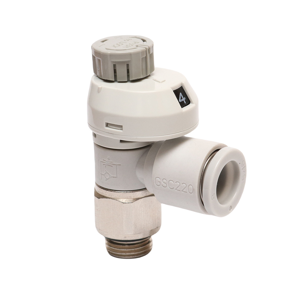 Custom GSC Series Graduated Speed Controller Valve | Precision Flow Control Fitting